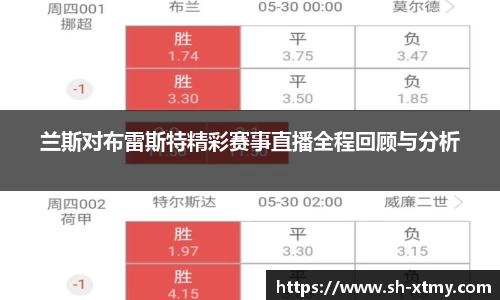兰斯对布雷斯特精彩赛事直播全程回顾与分析